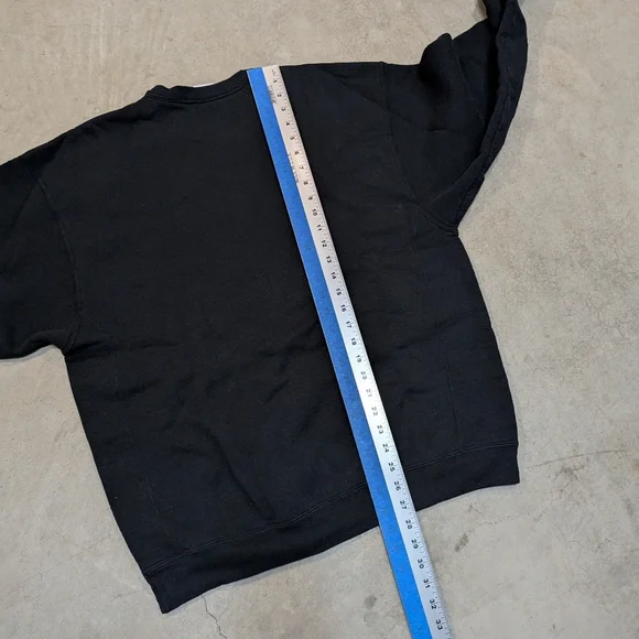 Russell Athletic Blank Men's XL Sweatshirt Black Flaws - Picture 5 of 6